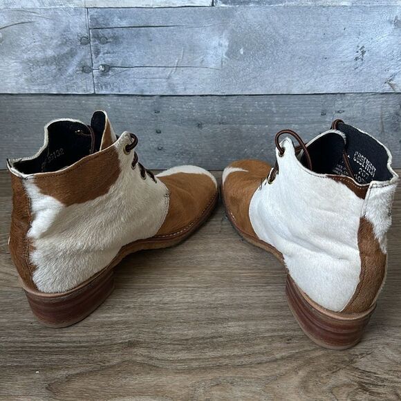 Cowhide Heeled Boots - Picture 4 of 8